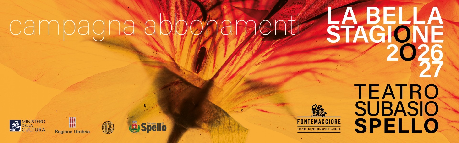 La bella Stagione, Teatro subasio, teatro di ricerca, stagione di prosa, fontemaggiore seralke